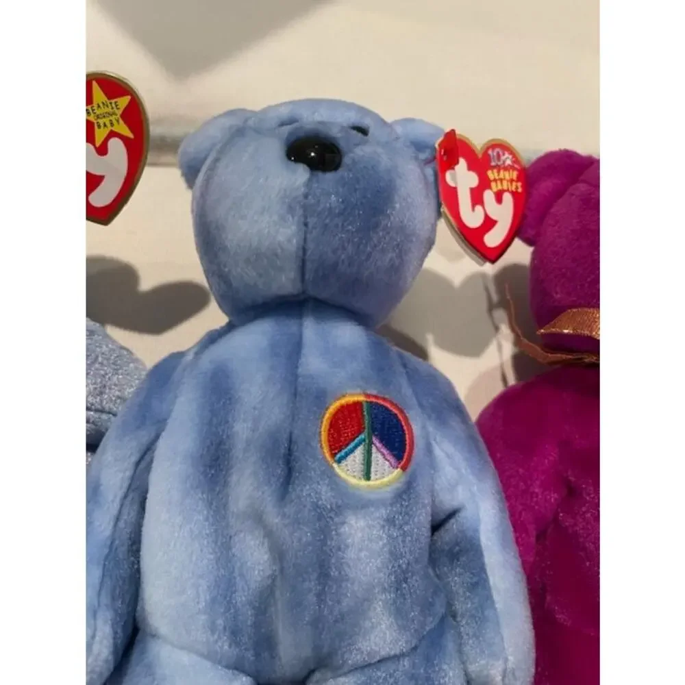 Lot of 4 Beanie Bears